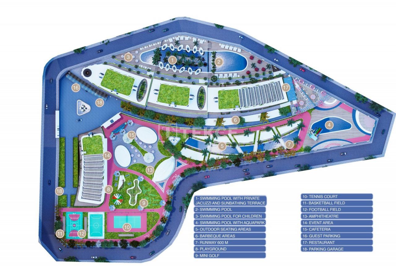 Апартаменты в Алании, Турция, 165 м² - фото 7