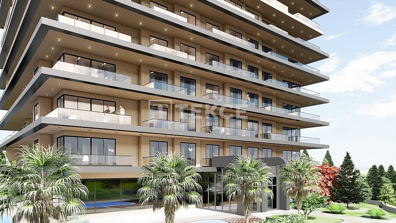 Апартаменты в Алании, Турция, 65 м² - фото 11