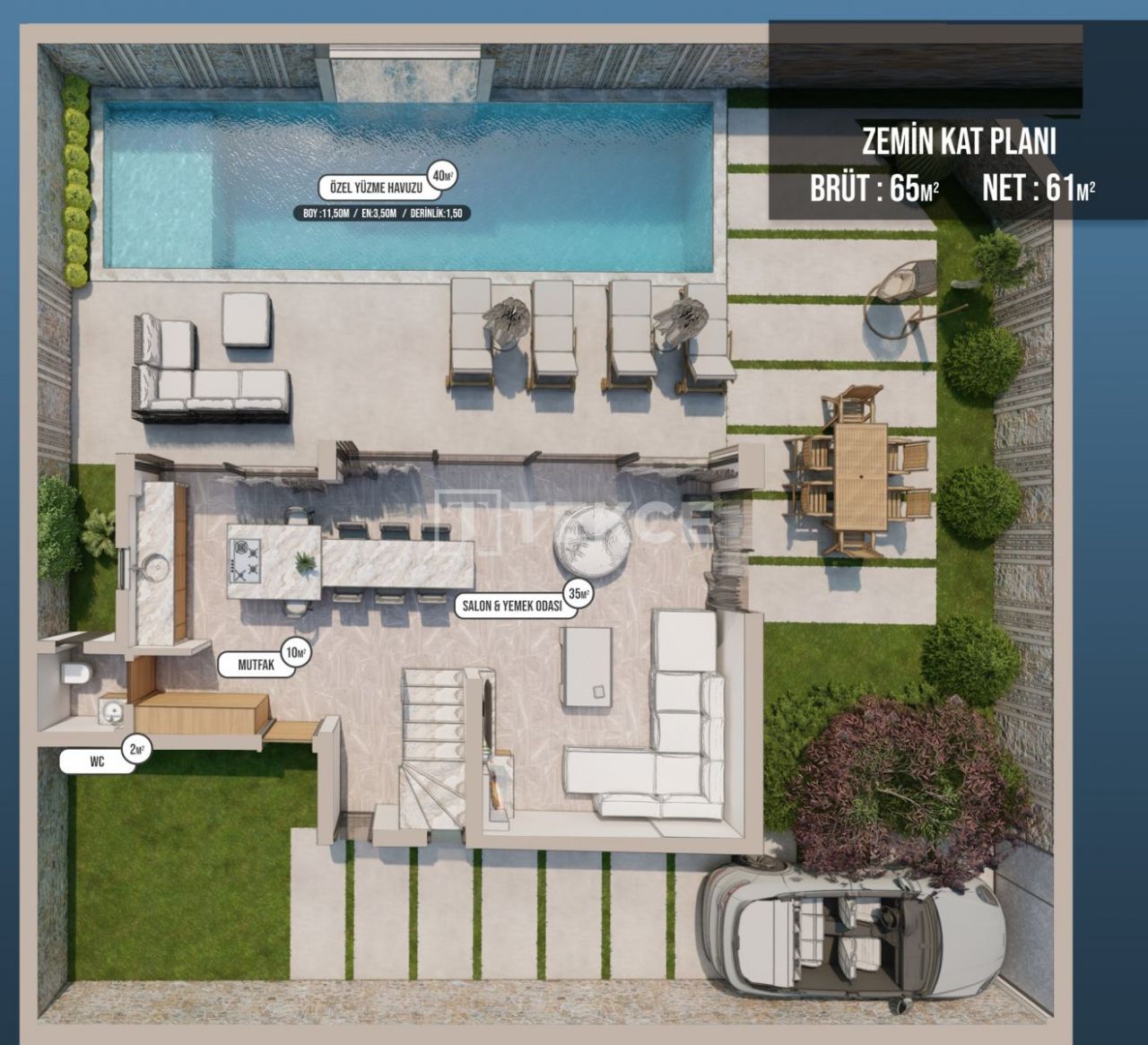 Вилла в Фетхие, Турция, 233 м² - фото 12