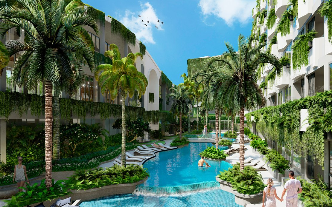 Студия на пляже Банг Тао, Таиланд, 45 м² - фото 6