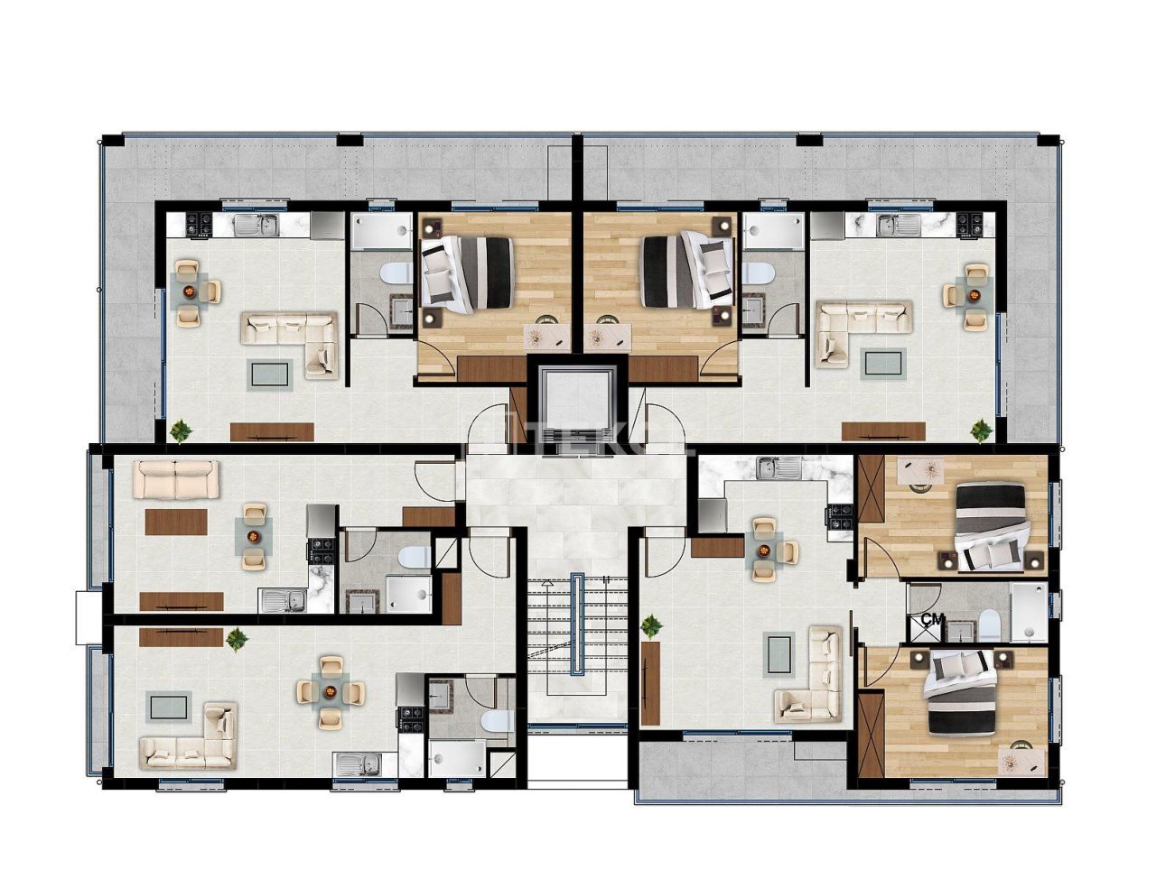 Апартаменты в Газимагусе, Кипр, 85 м² - фото 14