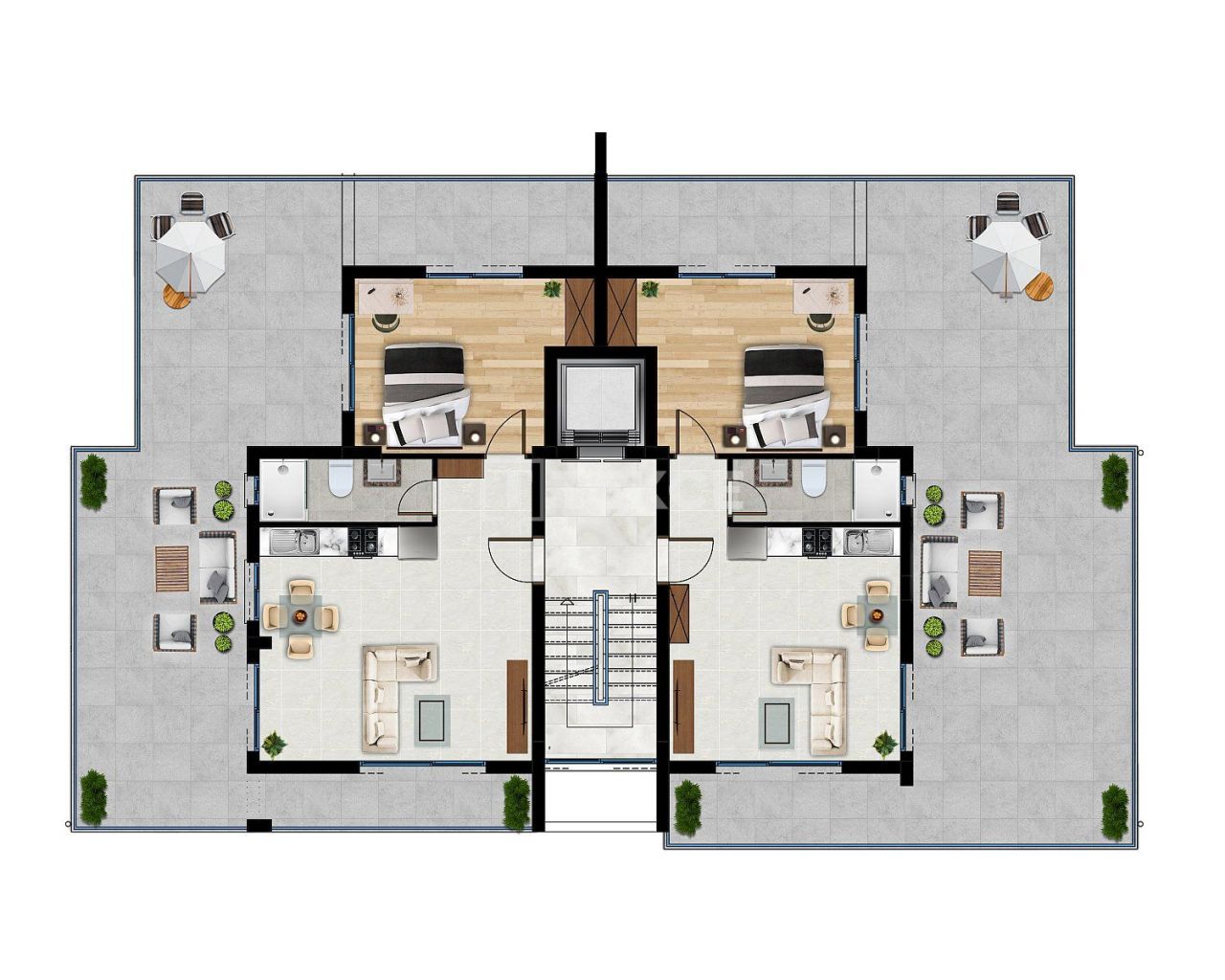 Пентхаус в Газимагусе, Кипр, 140 м² - фото 15