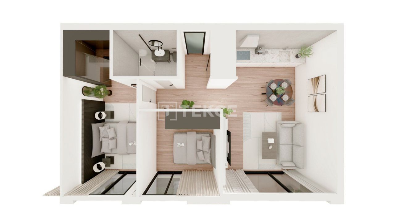 Апартаменты в Кирении, Кипр, 100 м² - фото 15