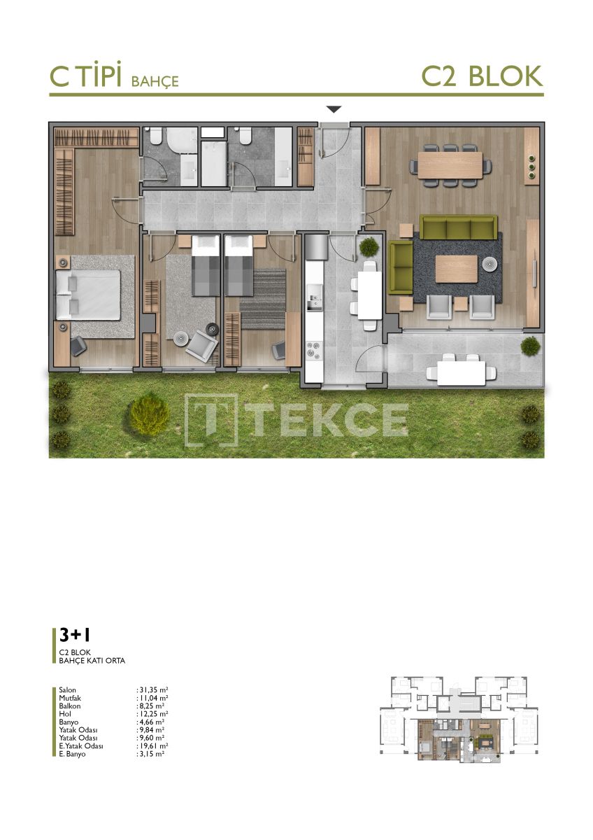Апартаменты в Башакшехире, Турция, 165 м² - фото 15