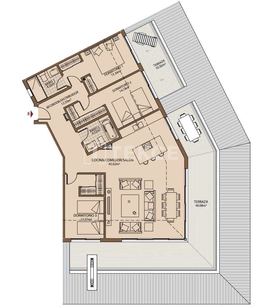 Апартаменты в Фуэнхироле, Испания, 104 м² - фото 16