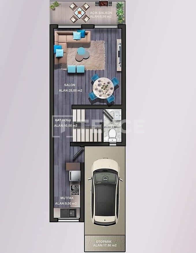 Апартаменты в Кирении, Кипр, 165 м² - фото 18