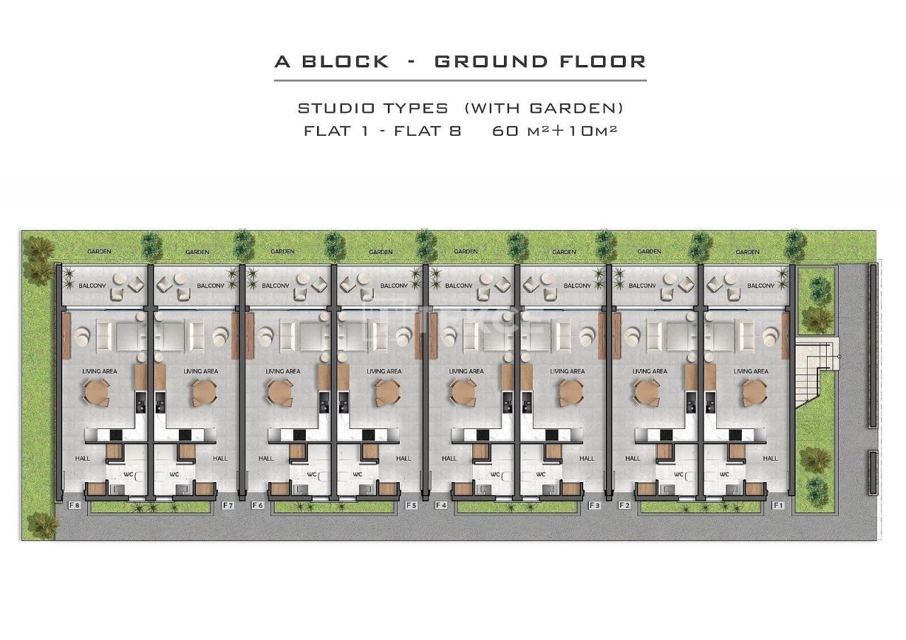 Апартаменты в Искеле, Кипр, 97 м² - фото 19