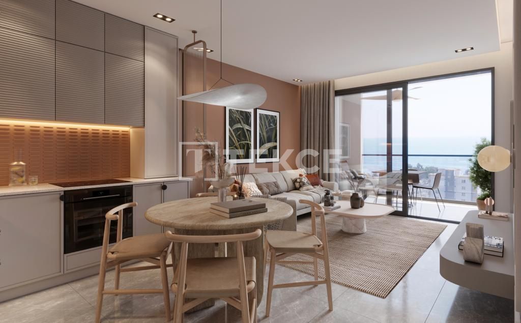 Апартаменты Эрдемли, Турция, 53 м² - фото 19