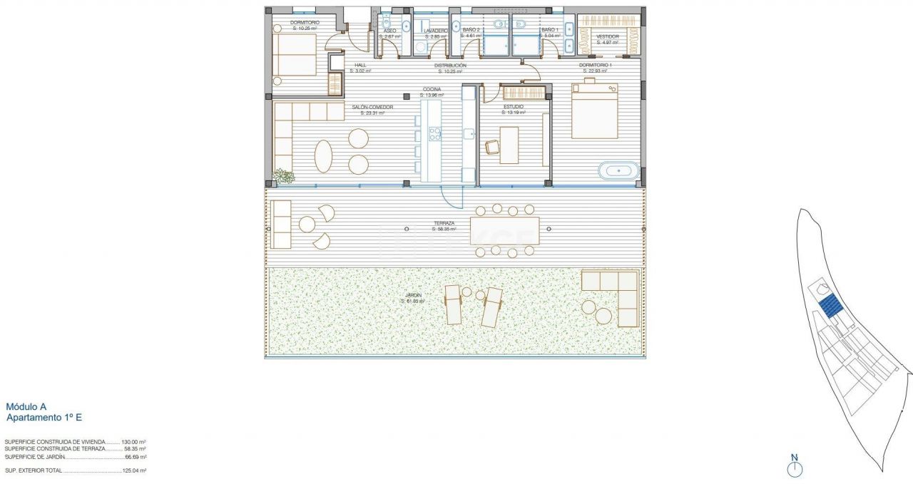 Пентхаус в Михасе, Испания, 130 м² - фото 19