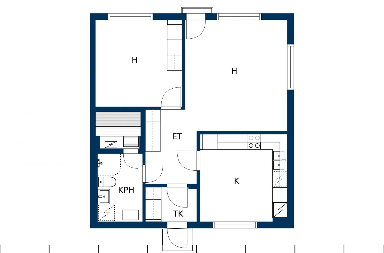Таунхаус в Ямся, Финляндия, 62.5 м² - фото 2
