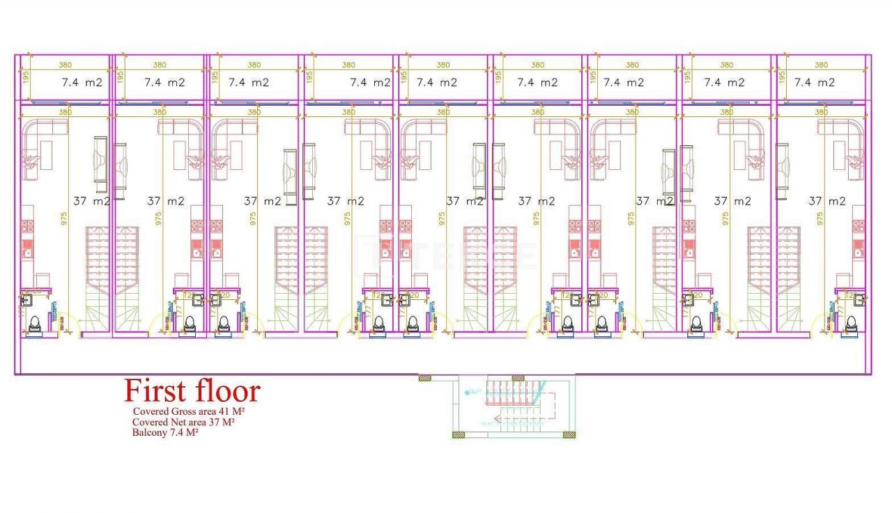 Пентхаус в Газимагусе, Кипр, 82 м² - фото 9