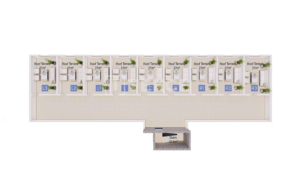 Апартаменты в Газимагусе, Кипр, 80 м² - фото 13