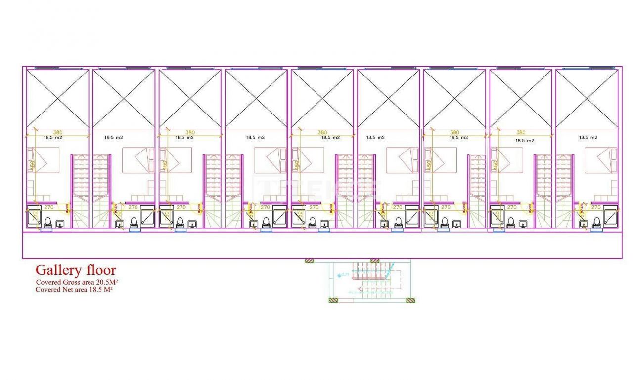 Пентхаус в Газимагусе, Кипр, 82 м² - фото 14
