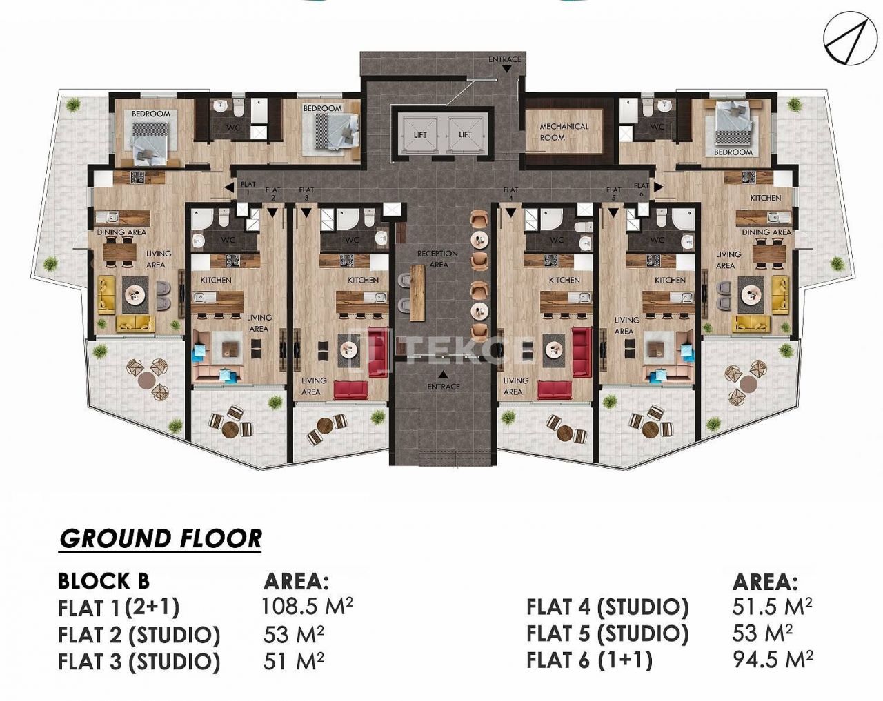 Апартаменты в Искеле, Кипр, 140 м² - фото 18