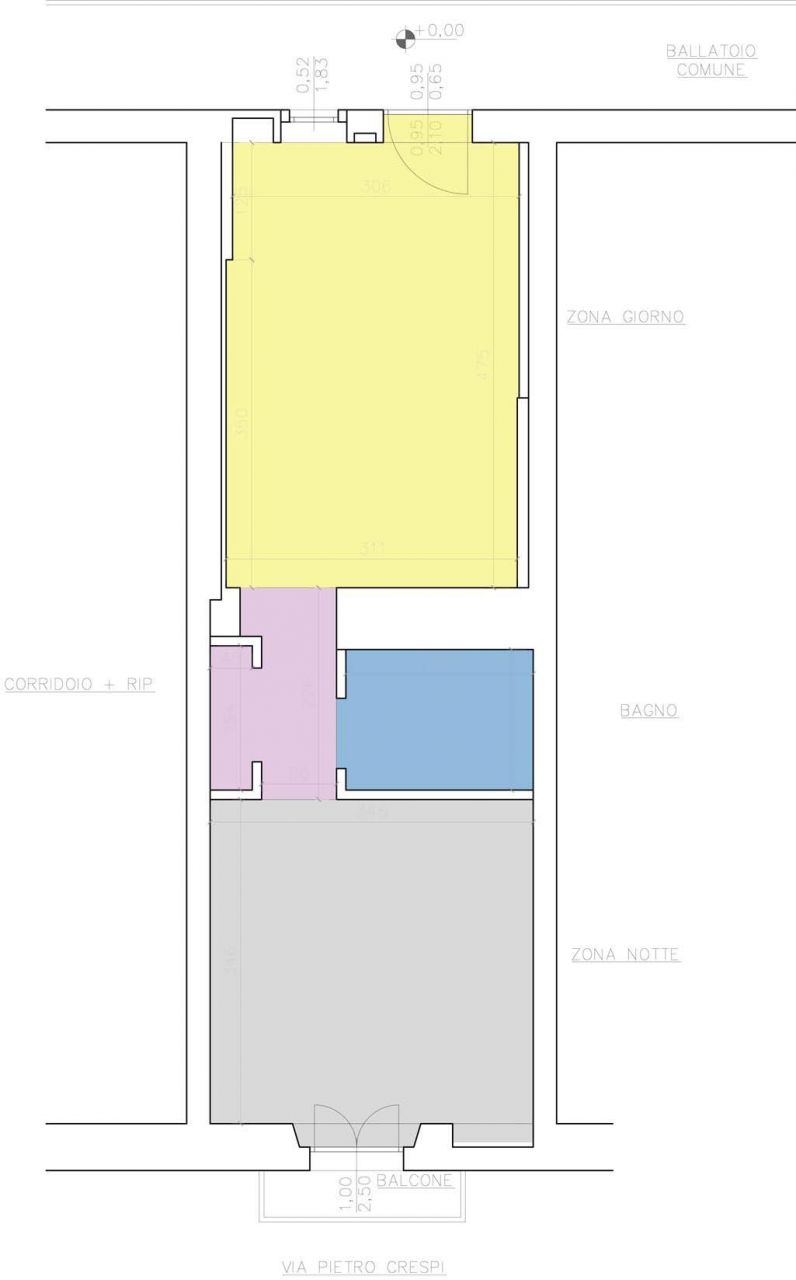 Апартаменты в Милане, Италия, 47 м² - фото 4