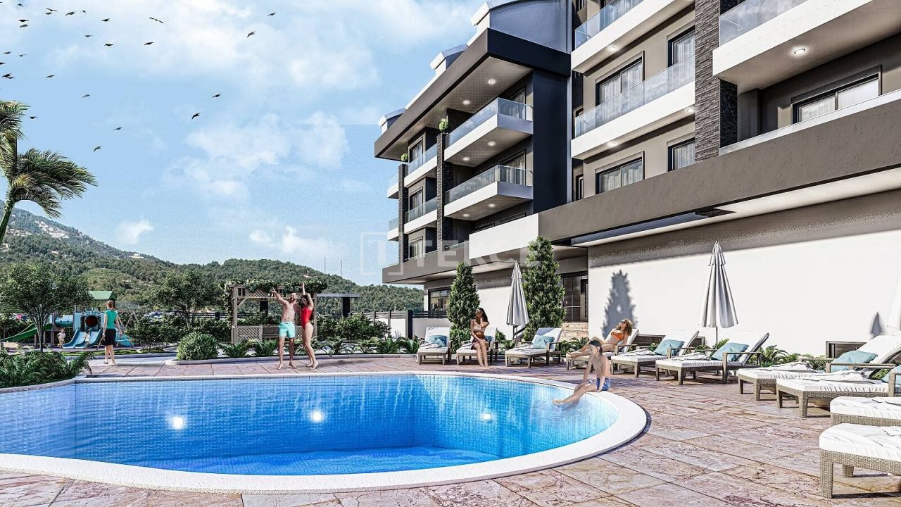 Апартаменты в Алании, Турция, 80 м2 - фото 1
