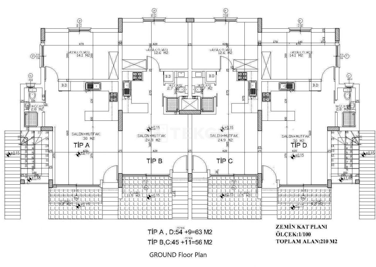 Пентхаус в Кирении, Кипр, 144 м² - фото 10