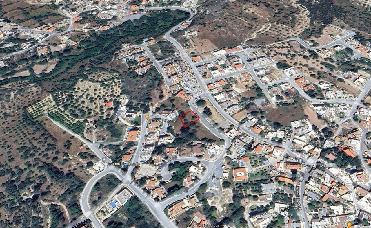 Земля в Пафосе, Кипр, 634 м2 - фото 1