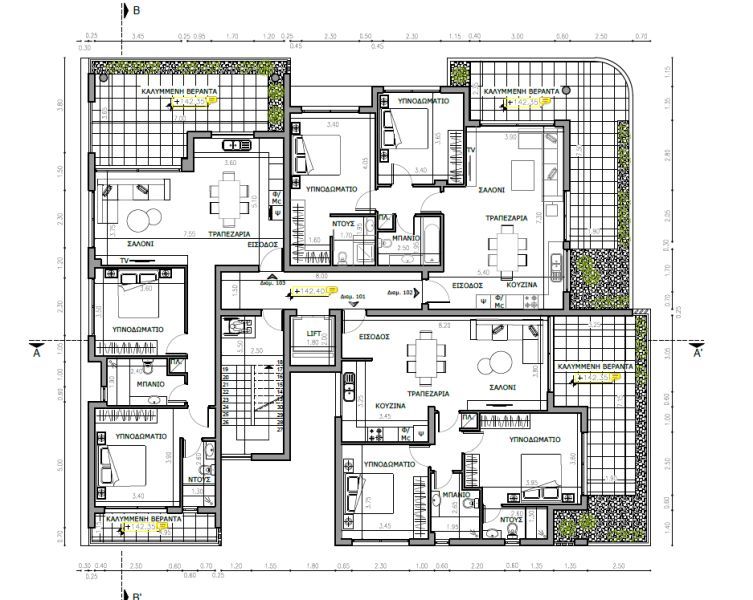 Апартаменты в Пафосе, Кипр, 156 м² - фото 17