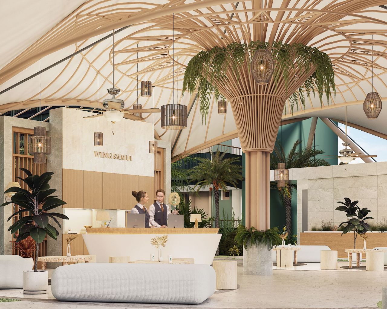 Апартаменты на Самуи, Таиланд, 38 м² - фото 5