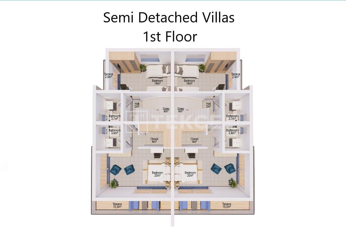 Вилла в Искеле, Кипр, 135 м² - фото 12