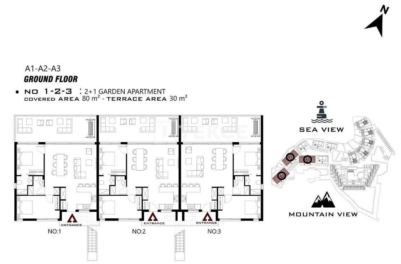 Апартаменты в Газимагусе, Кипр, 110 м² - фото 18
