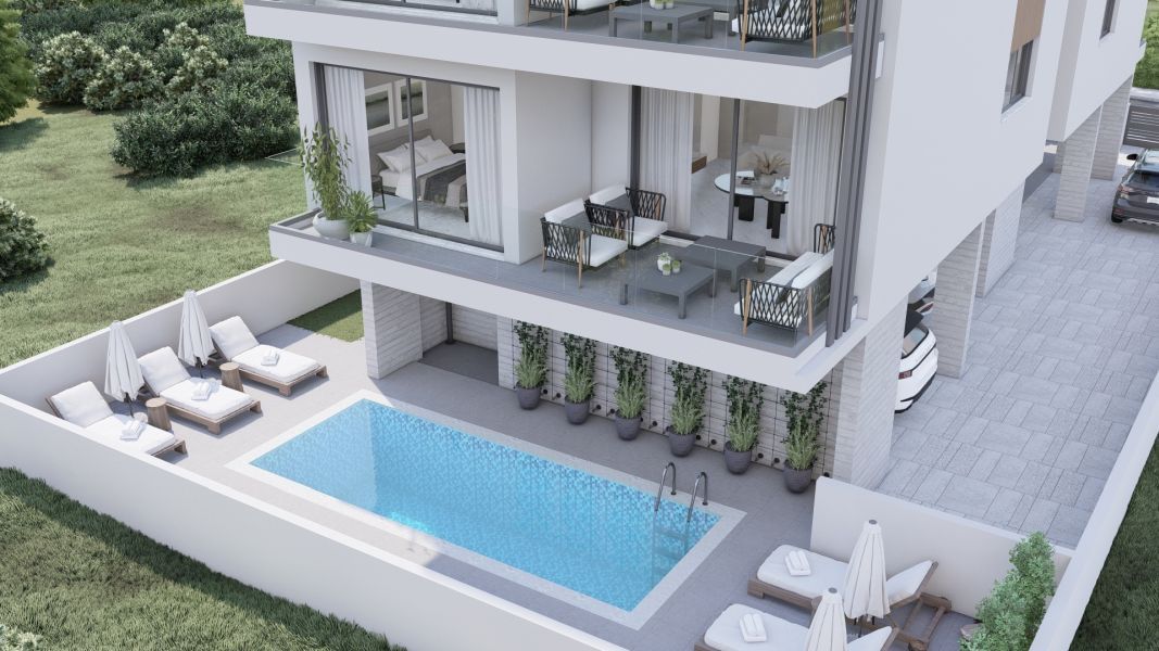 Апартаменты в Пафосе, Кипр, 92 м² - фото 4