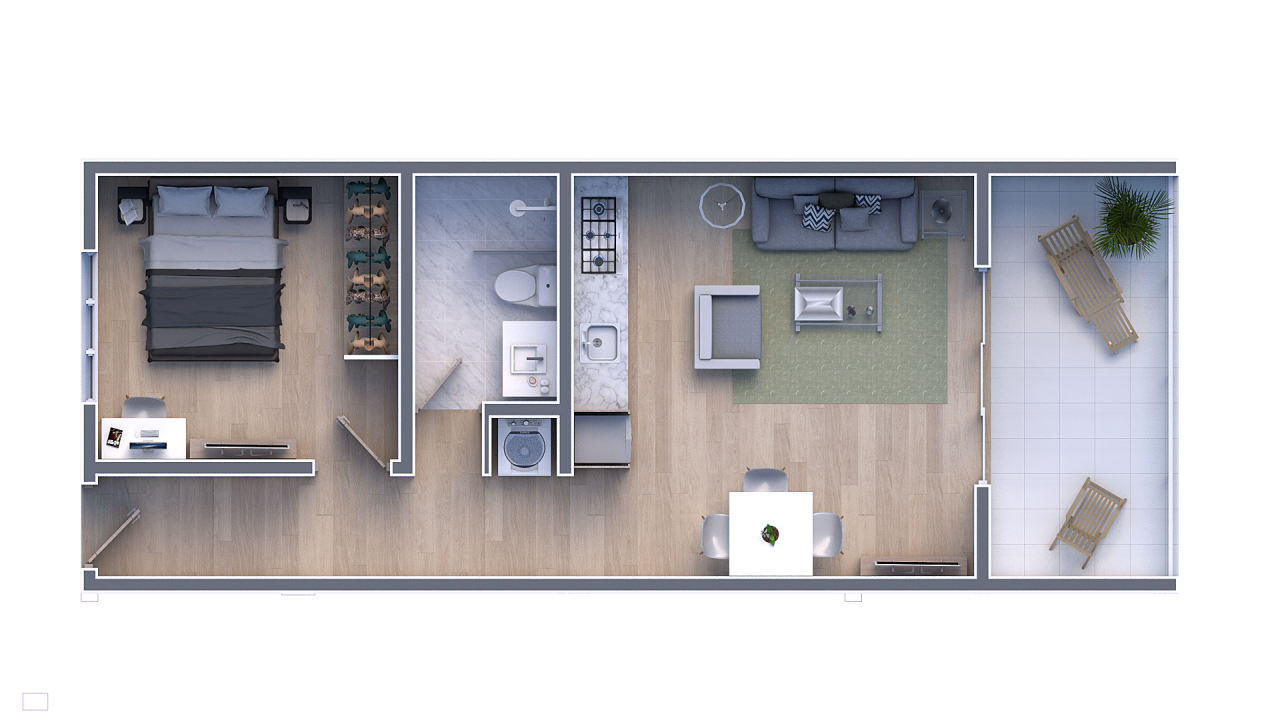 Квартира в Сосуа, Доминиканская Республика, 66 м² - фото 8