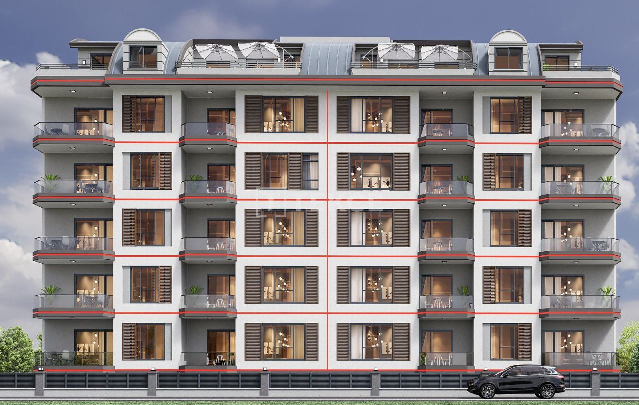 Апартаменты в Алании, Турция, 74 м² - фото 2