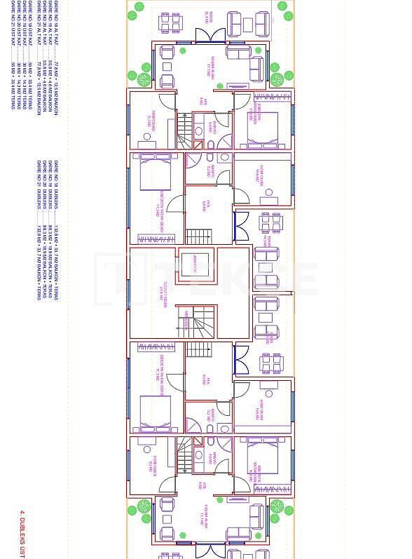 Апартаменты в Алании, Турция, 74 м² - фото 16