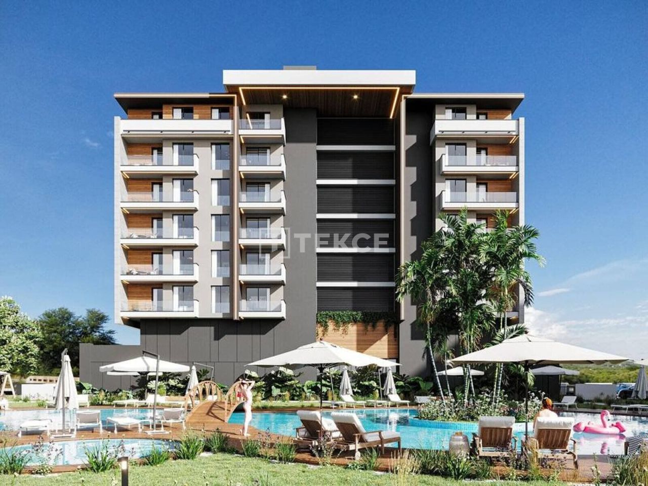 Апартаменты в Анталии, Турция, 59 м² - фото 8