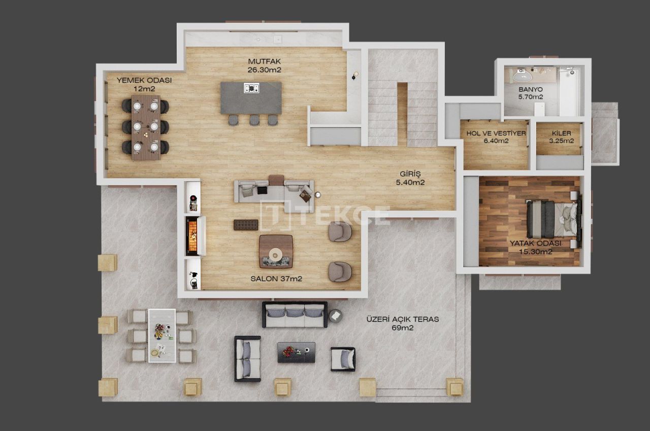 Вилла в Кирении, Кипр, 323 м² - фото 17