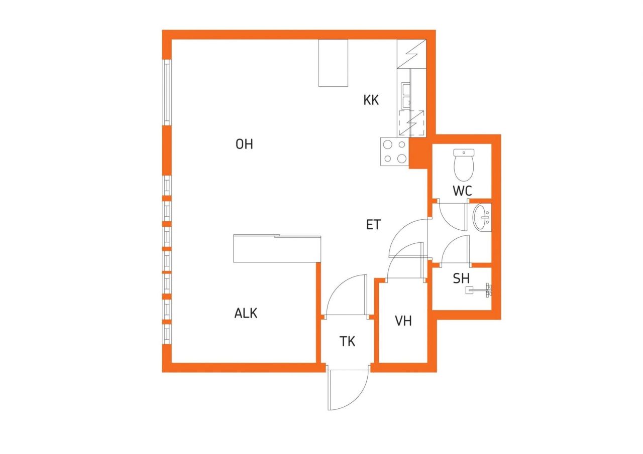 Квартира в Вехмерсалми, Финляндия, 40 м² - фото 2