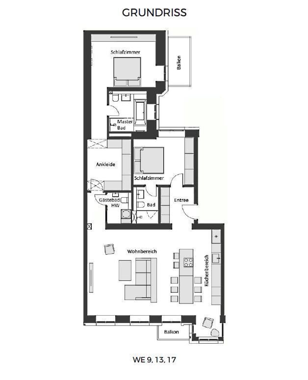 Квартира в Берлине, Германия, 48 м² - фото 15