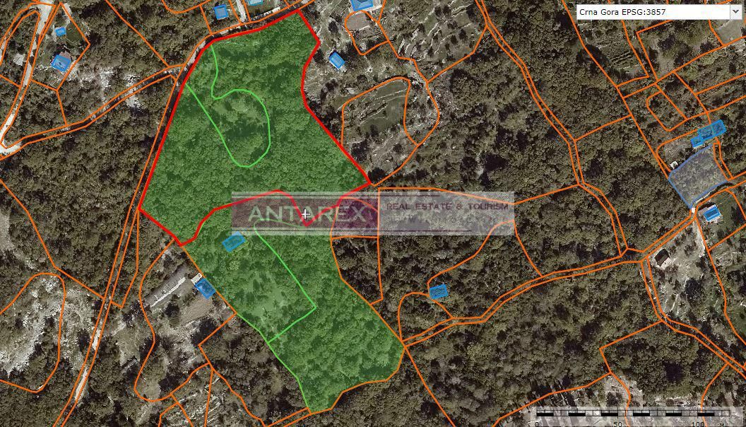 Земля в Зеленике, Черногория, 1 727 м² - фото 2