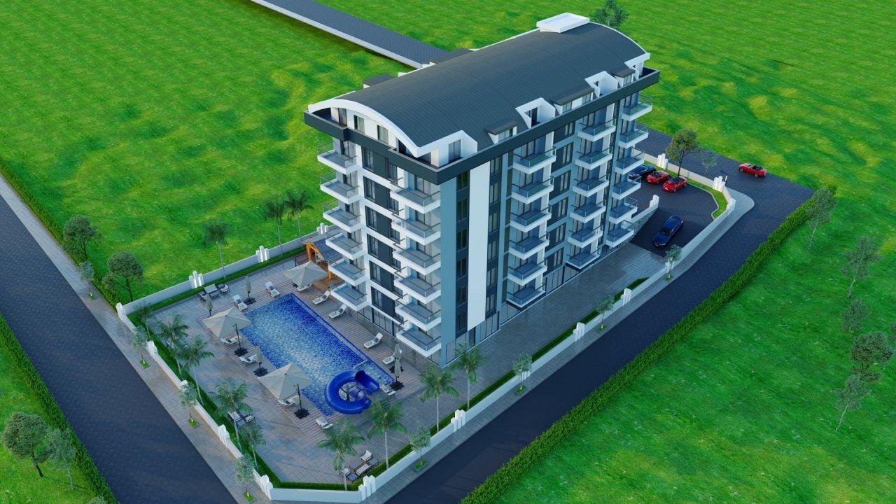 Квартира в Газипаше, Турция, 50 м² - фото 9