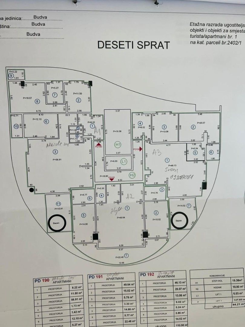 Квартира в Будве, Черногория, 137 м² - фото 3