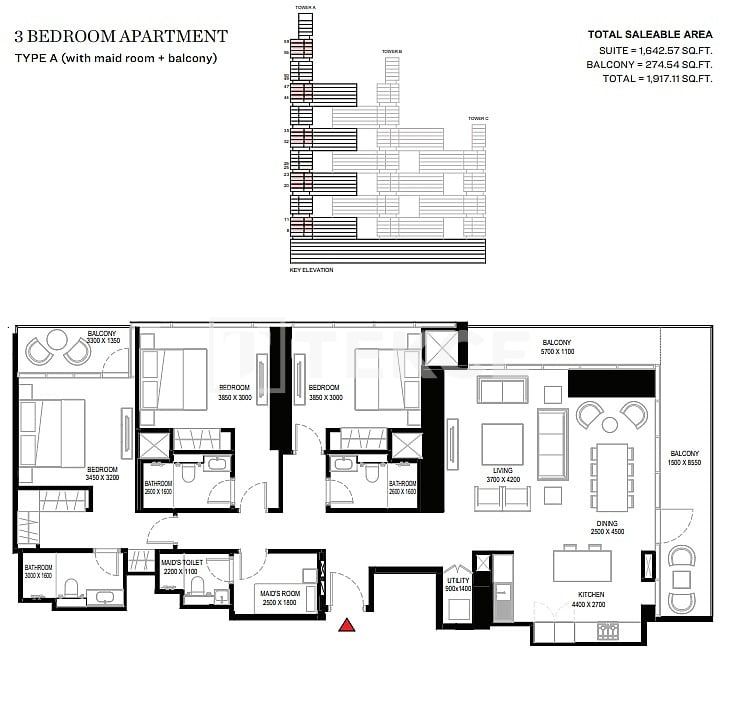 Апартаменты Над Аль-Шеба 1, ОАЭ, 66 м² - фото 12