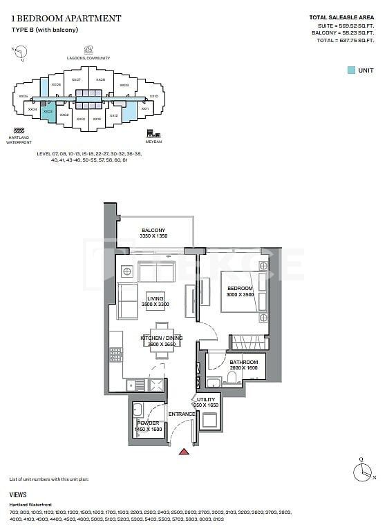 Апартаменты Мейдан, ОАЭ, 65 м² - фото 14