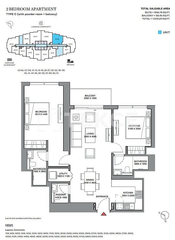 Апартаменты Мейдан, ОАЭ, 65 м² - фото 16
