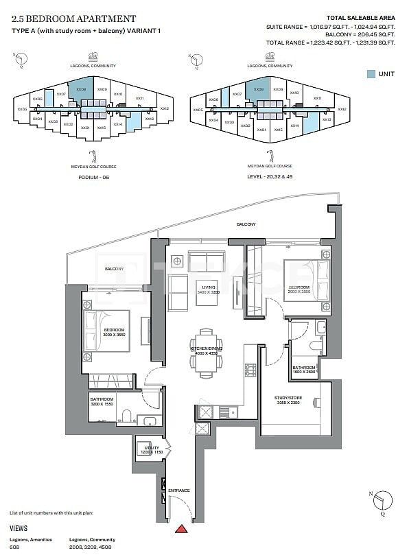 Апартаменты Мейдан, ОАЭ, 65 м² - фото 16
