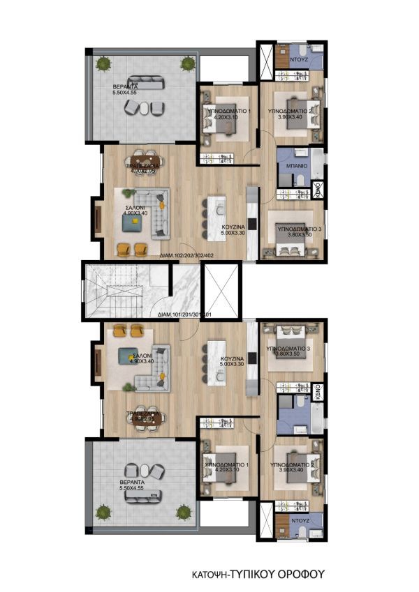 Апартаменты в Пафосе, Кипр, 94 м² - фото 5