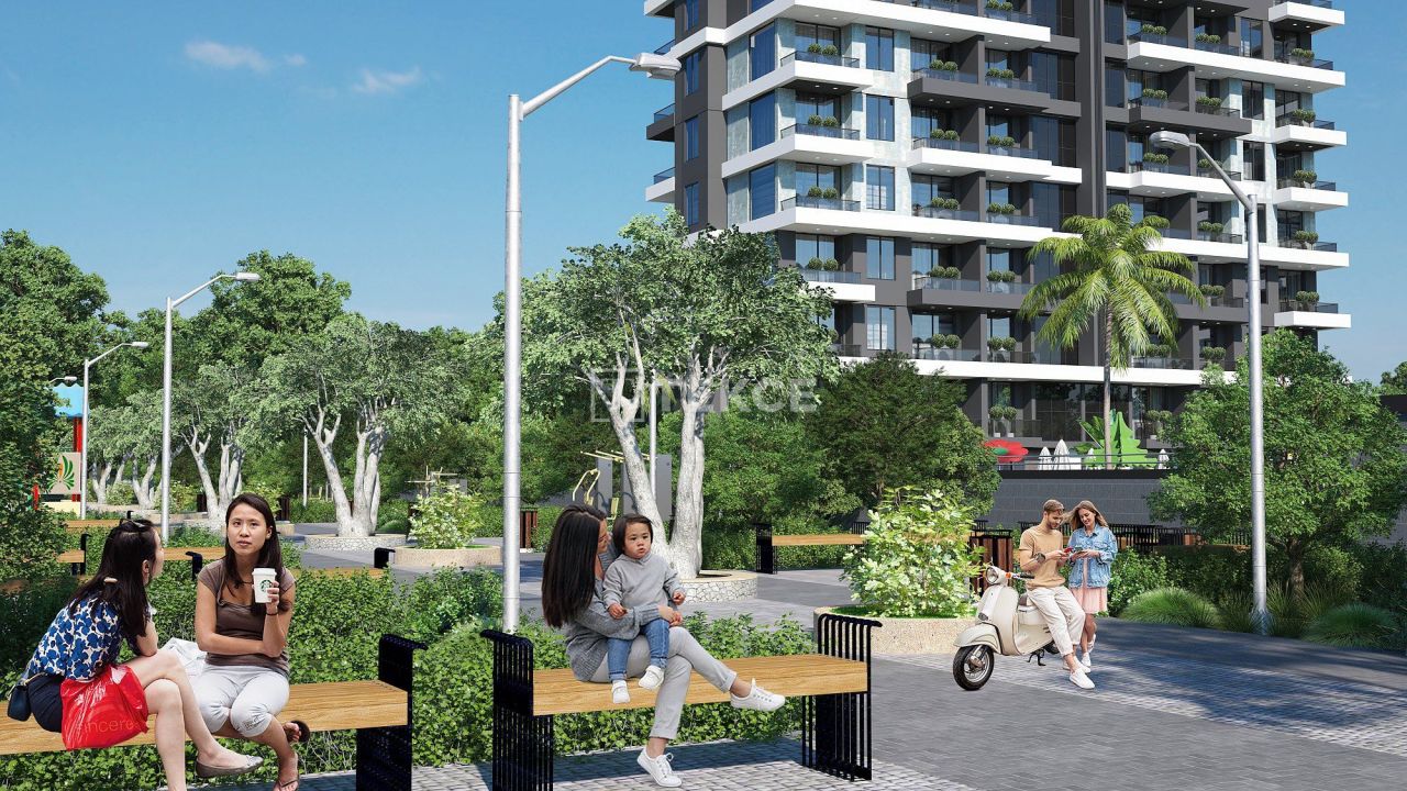 Апартаменты в Алании, Турция, 58 м² - фото 9