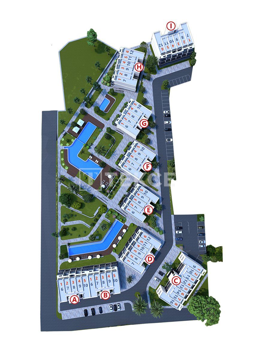 Апартаменты в Газимагусе, Кипр, 62 м² - фото 9