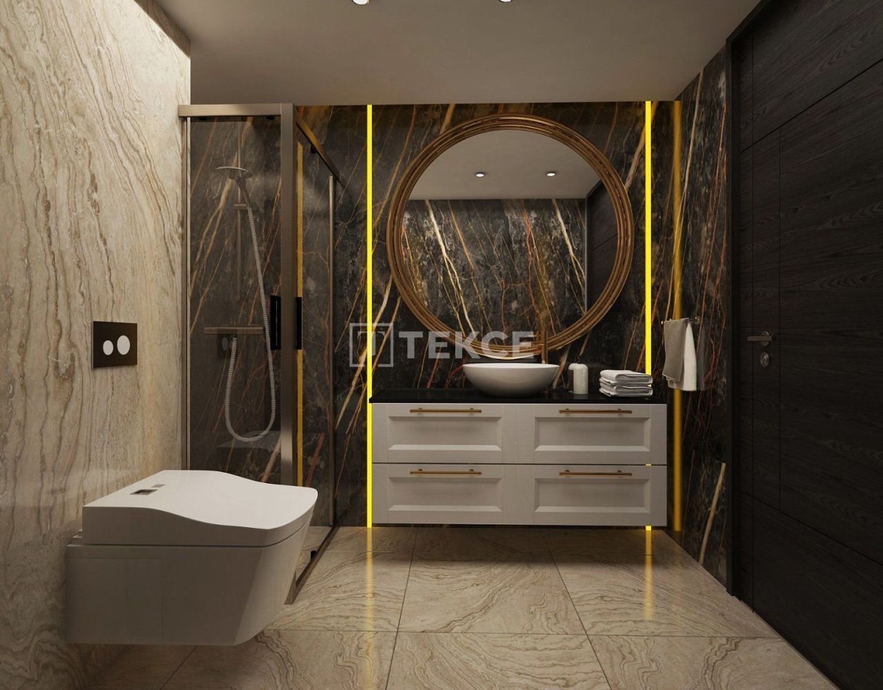 Апартаменты в Алании, Турция, 58 м² - фото 17