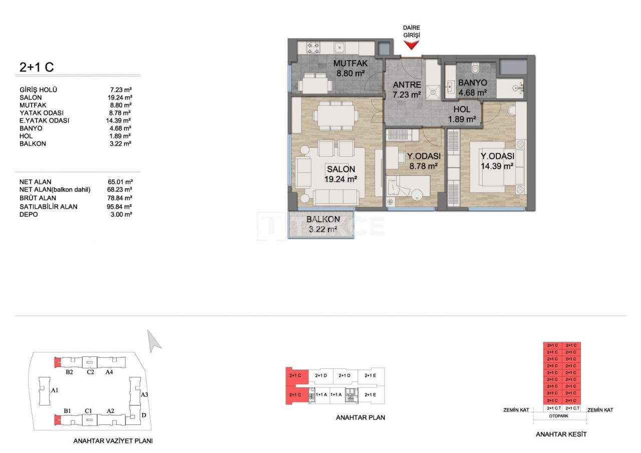 Апартаменты в Башакшехире, Турция, 137 м² - фото 16