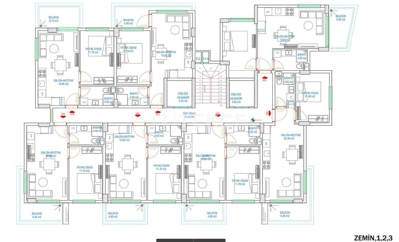 Пентхаус в Алании, Турция, 135 м² - фото 16