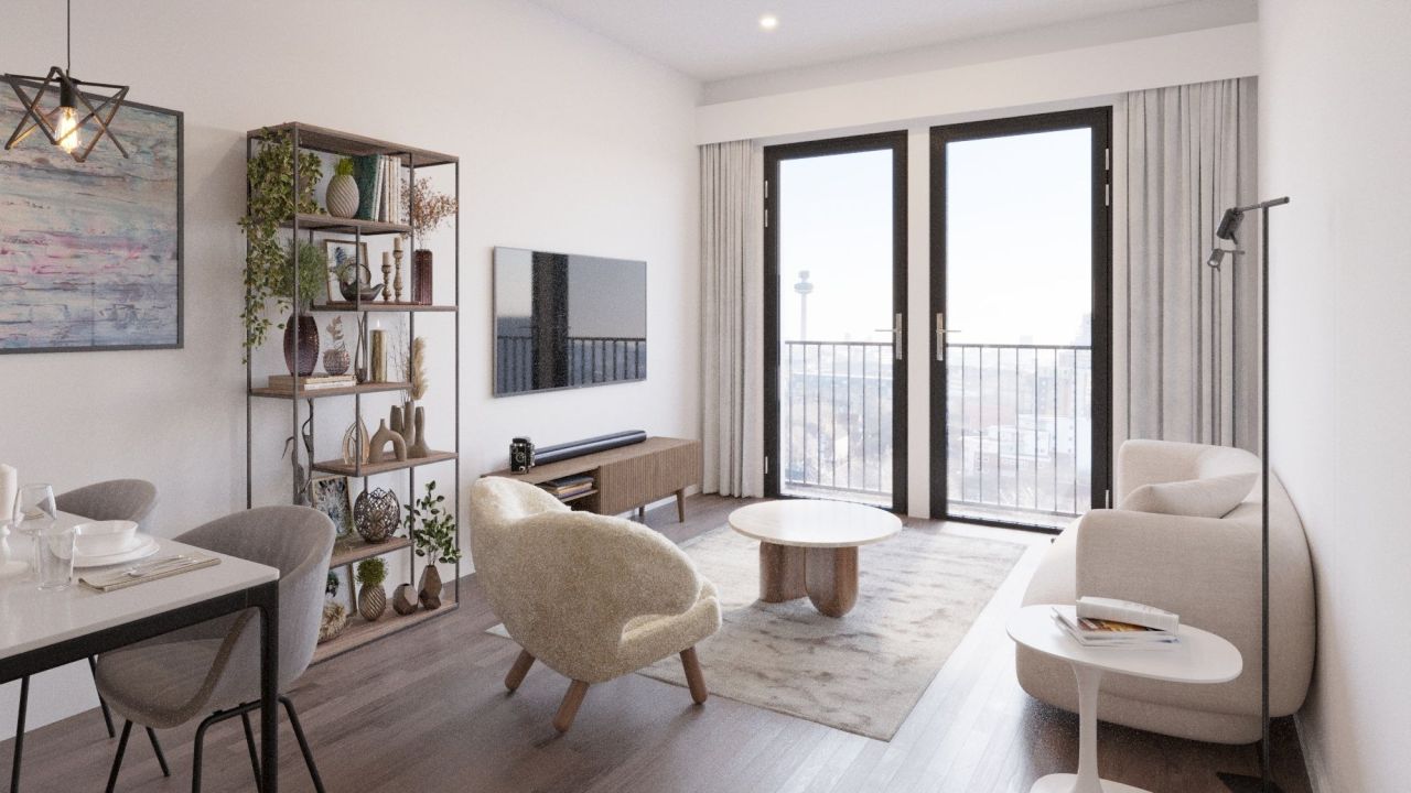 Апартаменты в Ливерпуле, Великобритания, 41 м² - фото 2