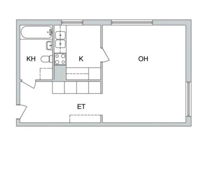 Квартира в Таммисаари, Финляндия, 35 м² - фото 2