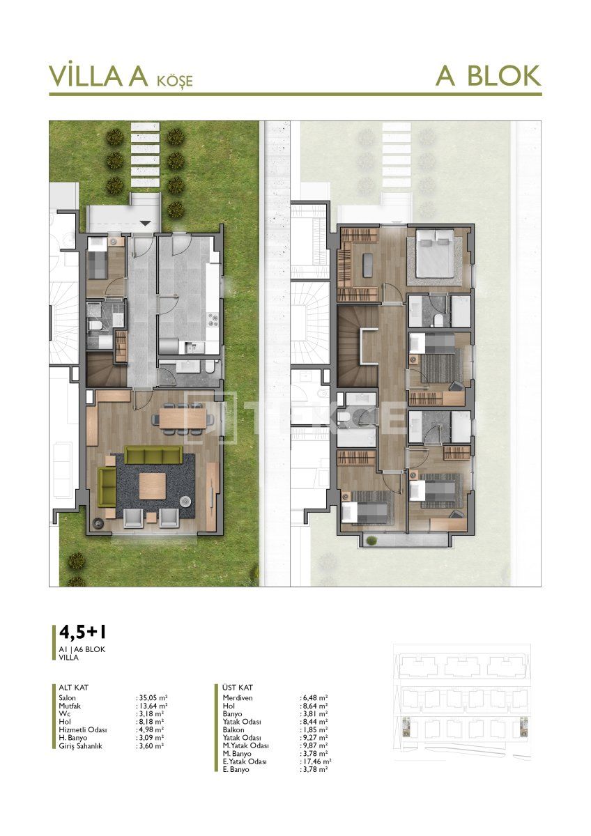 Вилла в Башакшехире, Турция, 232 м² - фото 7